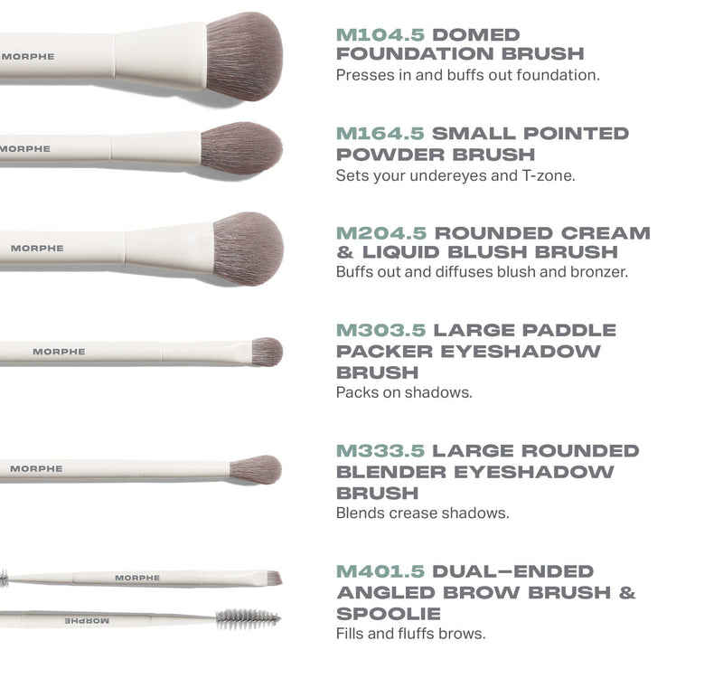 Along for the Glide 6-Piece Travel Brush Set - Image 3 out of 7